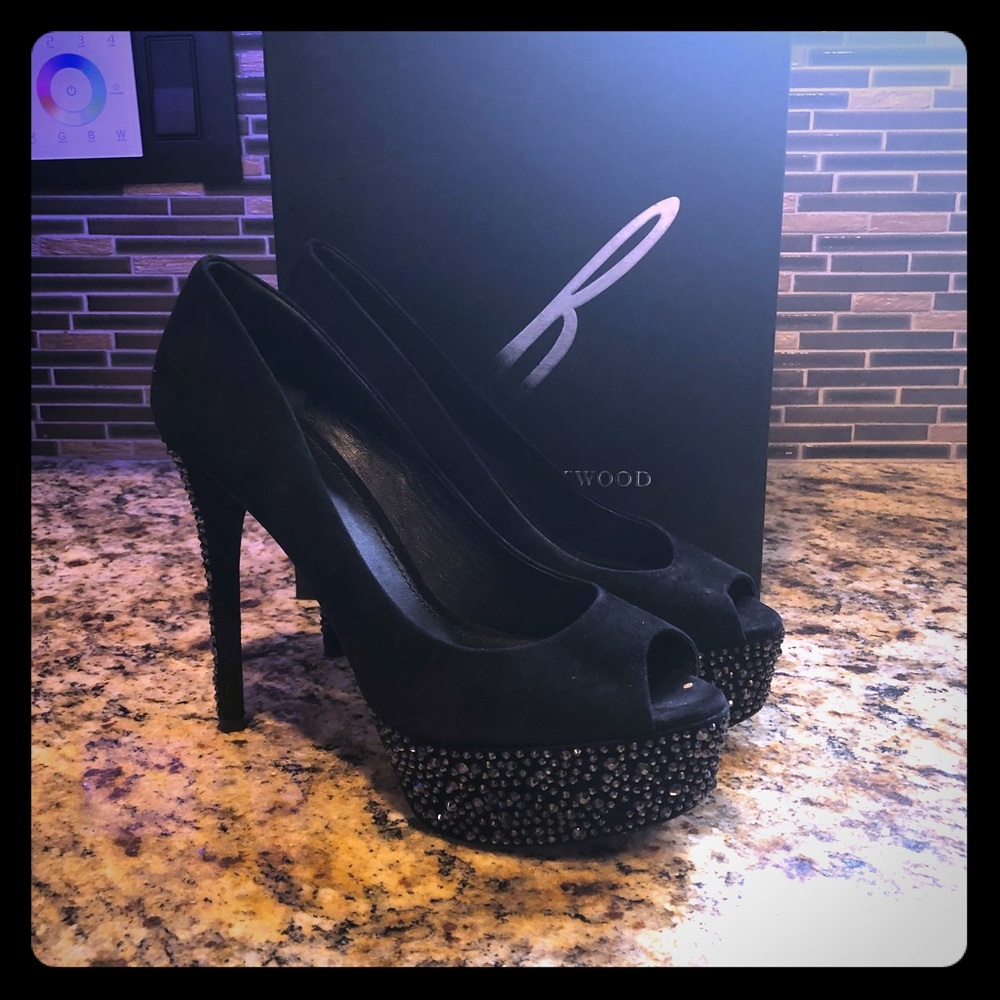 Authentic Brian Atwood Suede Heels